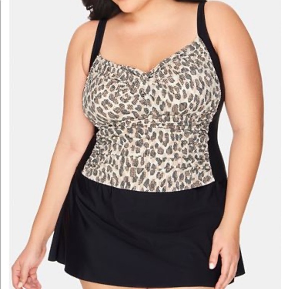 Swim Solutions Other - SWIM Solutions Wild Thing  One Piece Swimdress